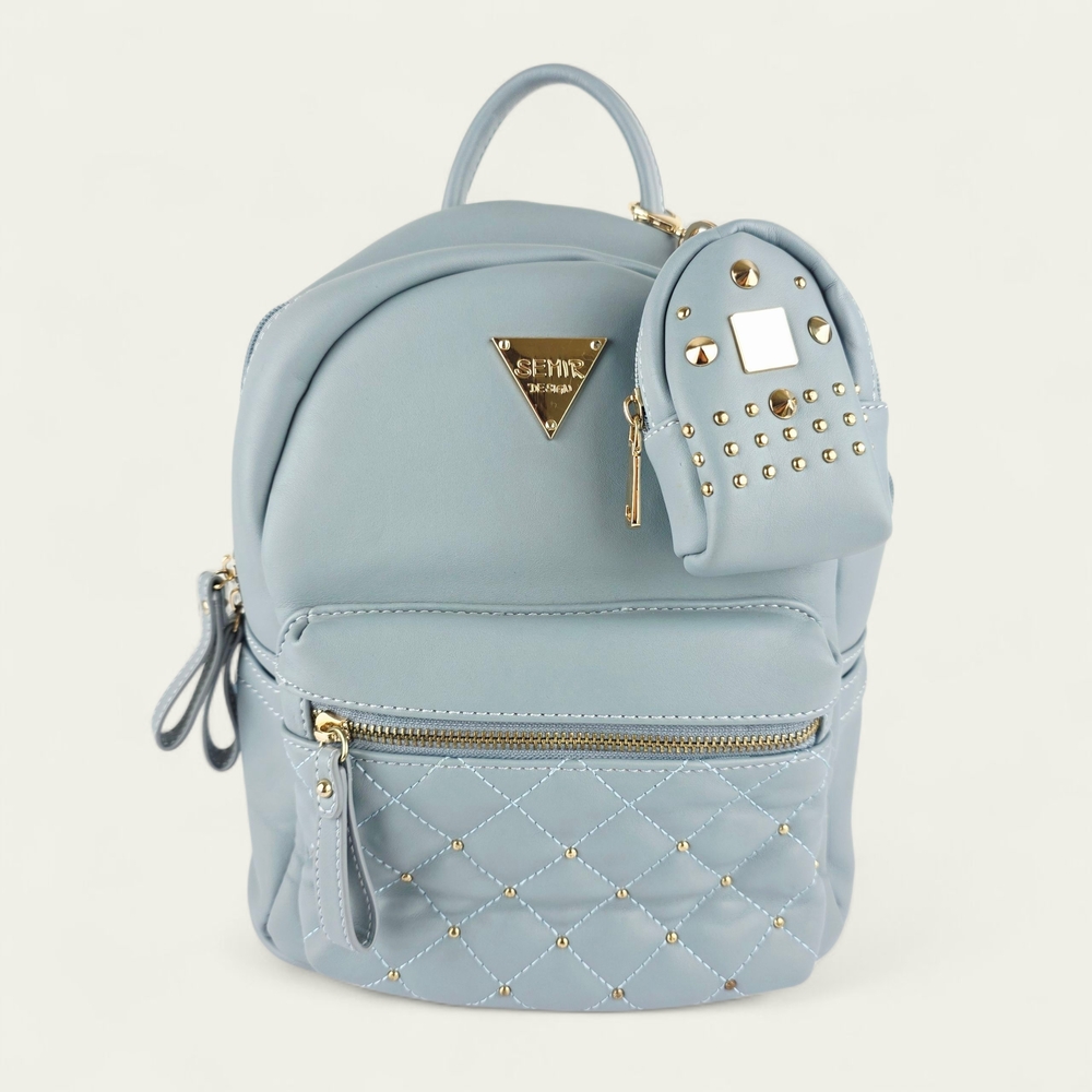 Semir Desing Small Backpack Mini Purse Leather Waterproof‎ - Picture 2 of 11